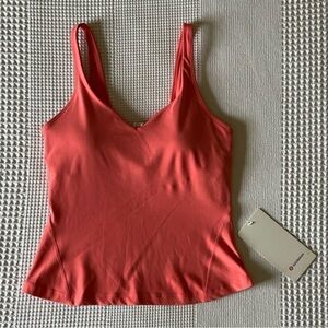 NWT - Lululemon - ‘Align Waist-Length Tank Top’ - Raspberry Cream - Size 6